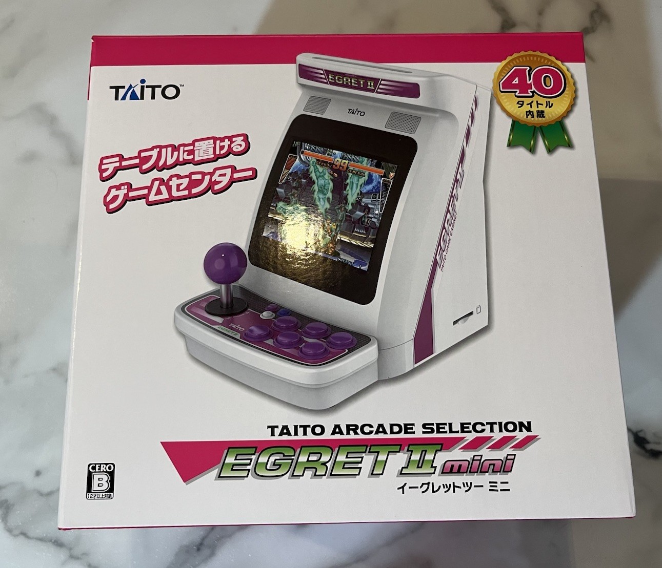 Taito Egret II Mini Arcade Selection 40 Games Built-in Console Japan NTSC-J