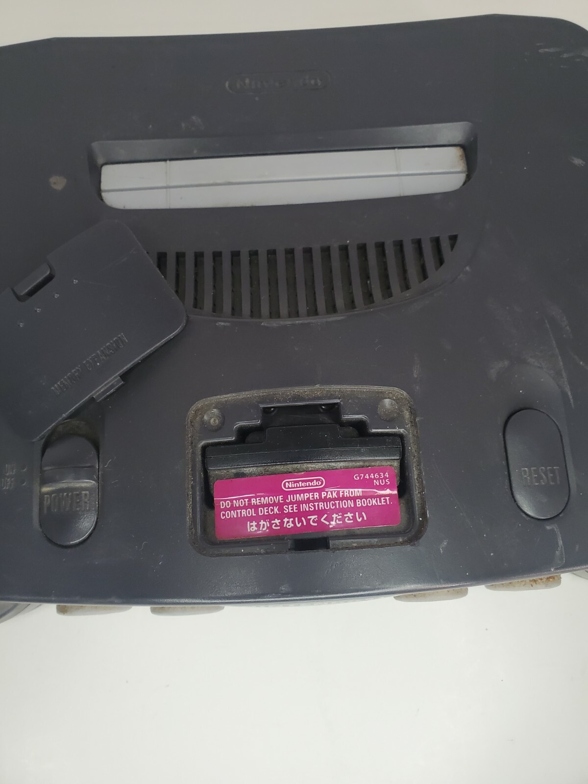 Nintendo 64 Video Game Console (CONSOLE ONLY, NO CORDS) Tested & Working!