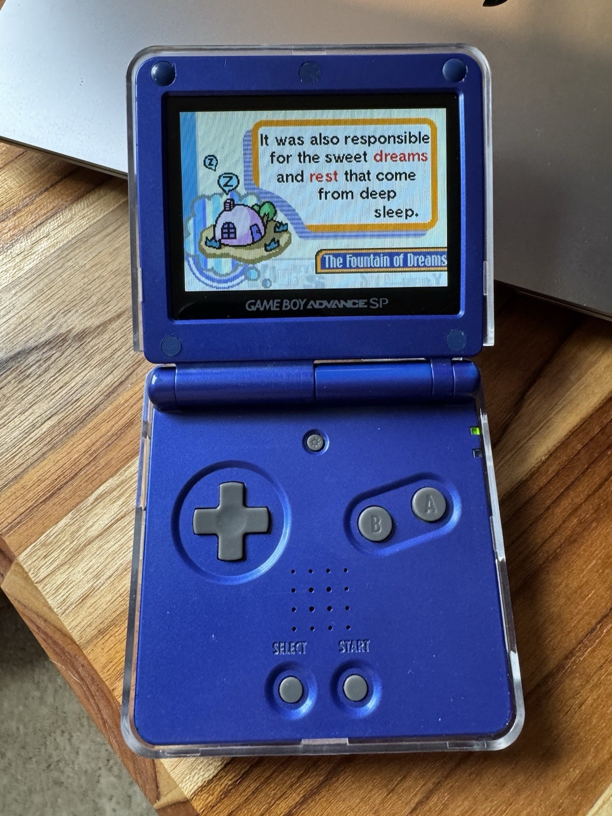 Nintendo Game Boy Advance SP Cobalt Blue IPS V5 Screen & New Battery