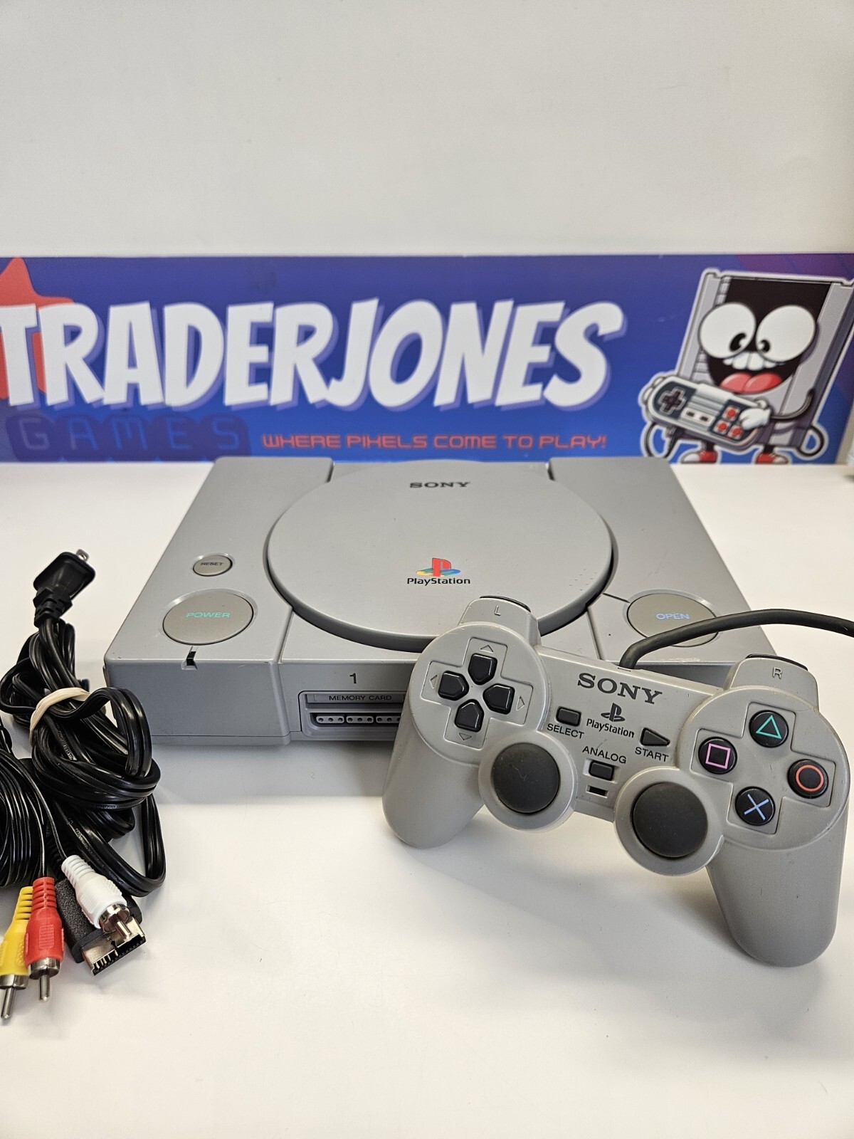 Tested Working Sony PlayStation 1 Console: NTSC W Controller & Cords (1994)