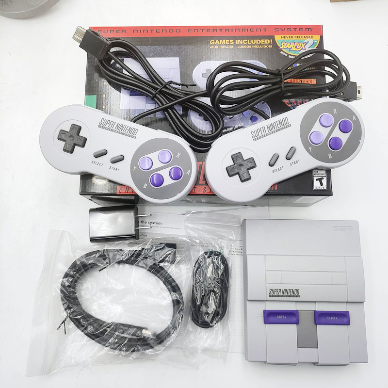 Classic Mini Entertainment System SNES Included 21 Games 1SET US STOCK 1:1 clone