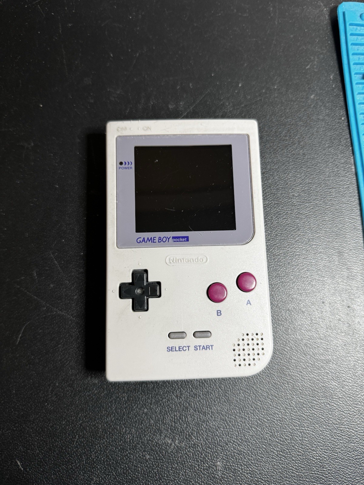 Nintendo Game Boy Pocket Gray DMG Style Authentic W/ Backlit IPS LCD Works Great