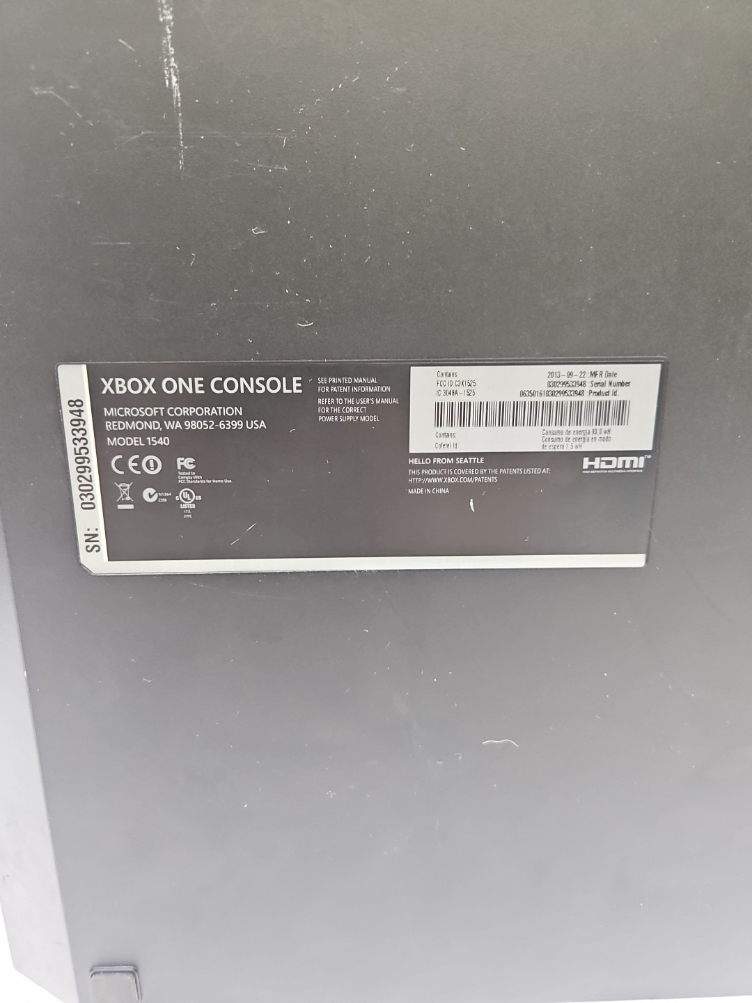 Microsoft Xbox One 500GB Console – Black
