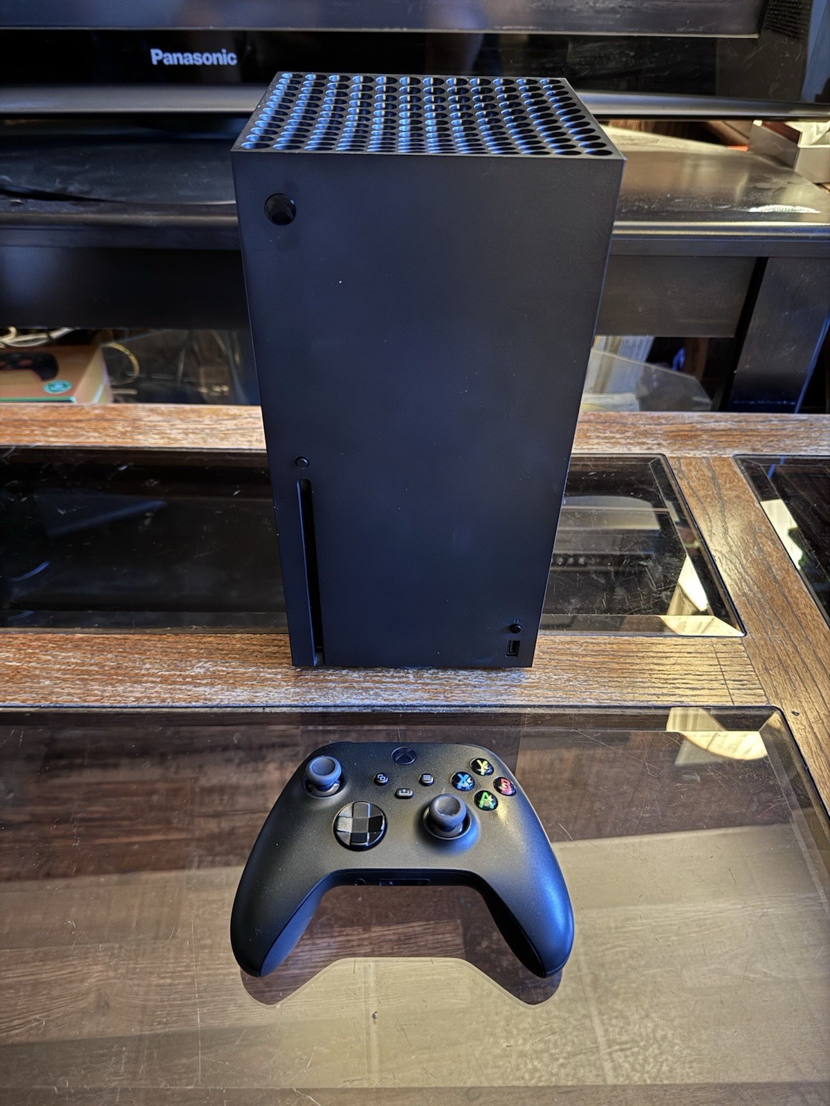 Microsoft Xbox Series x 1TB Black Console With Controller + All Cables!