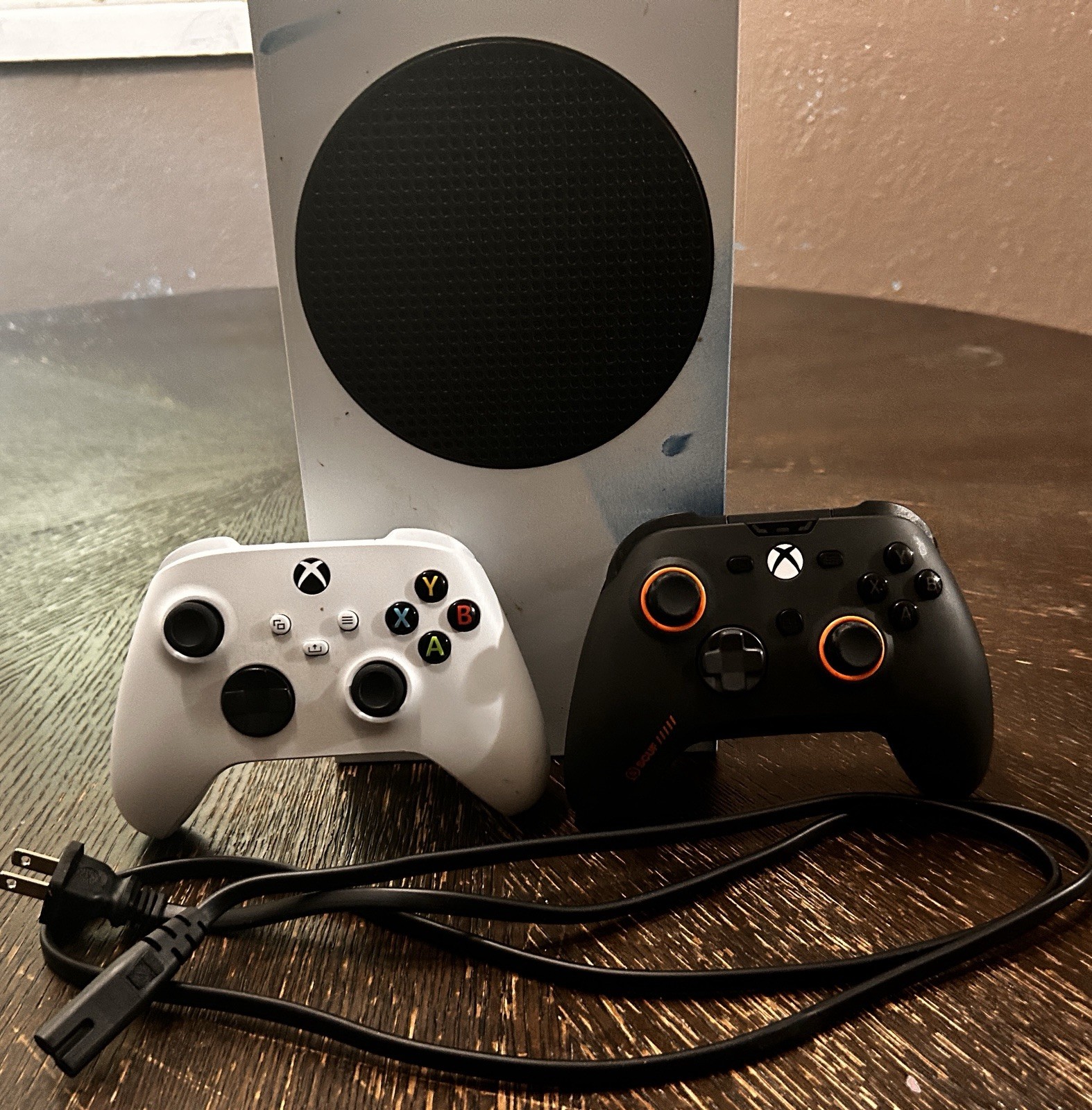 Microsoft Xbox Series S 512GB Console White/Black w/ 1 wireless 1 wired scuf