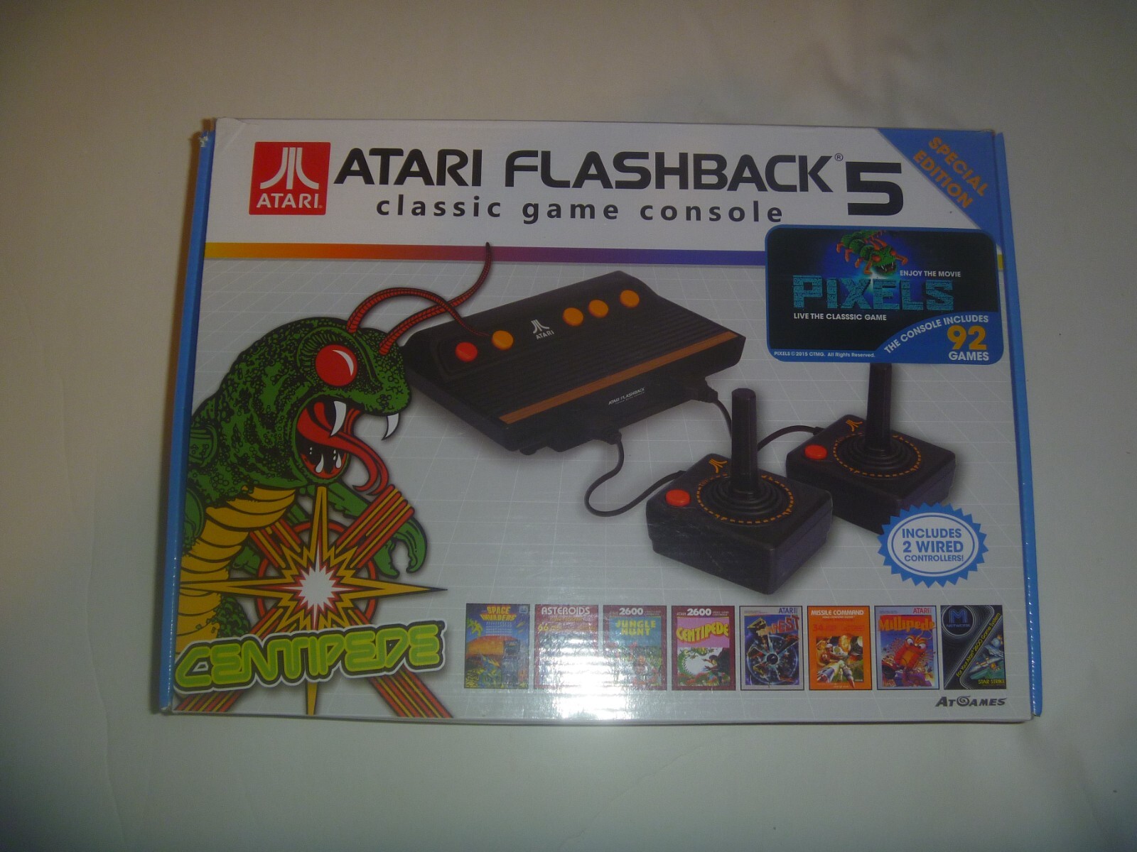 Atari Flashback 5 Classic Game Console Special Edition 92 Built-In Games In Box