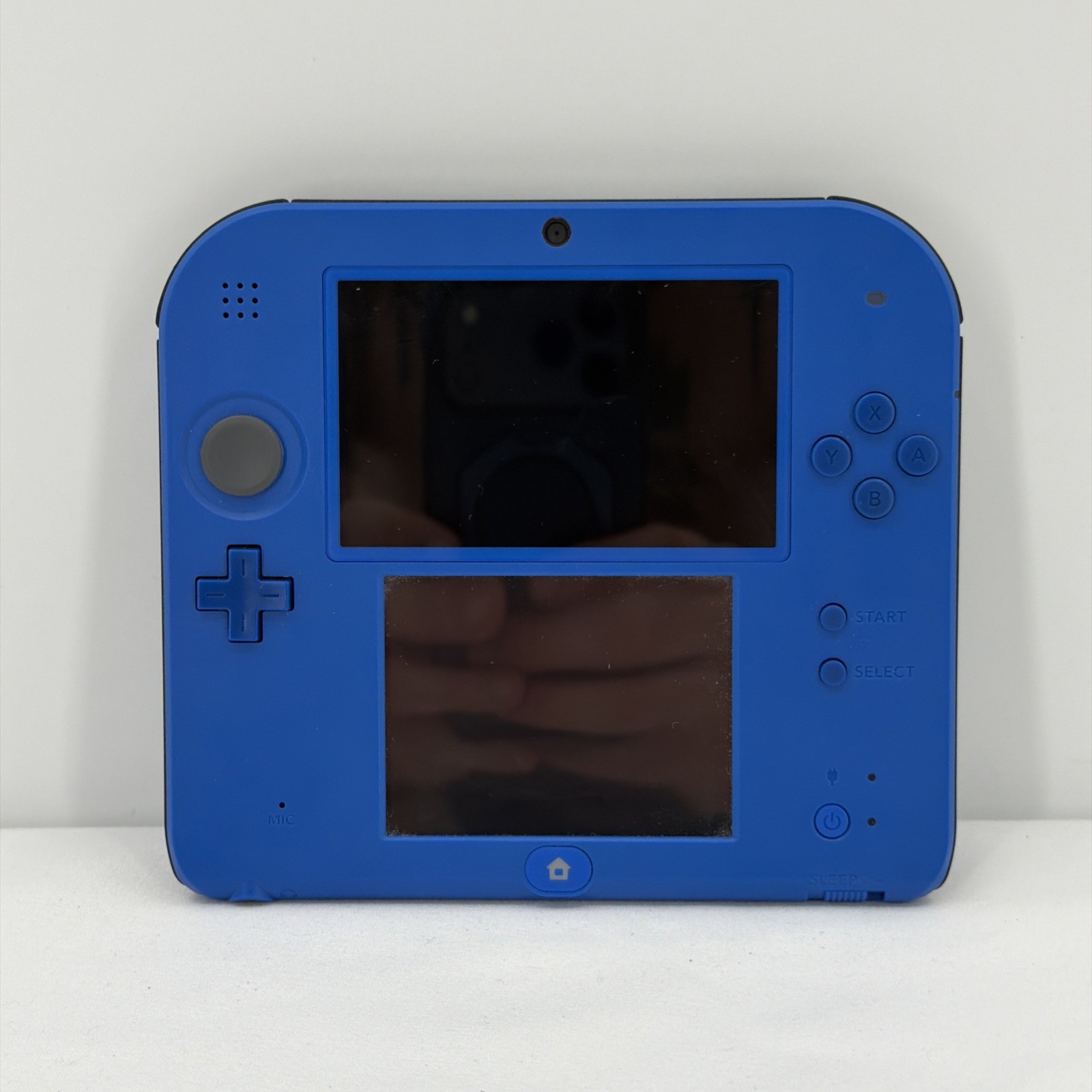 Nintendo 2DS Electric Blue Handheld Console FTR-001 Bundle 4GB SD Card & Stylus