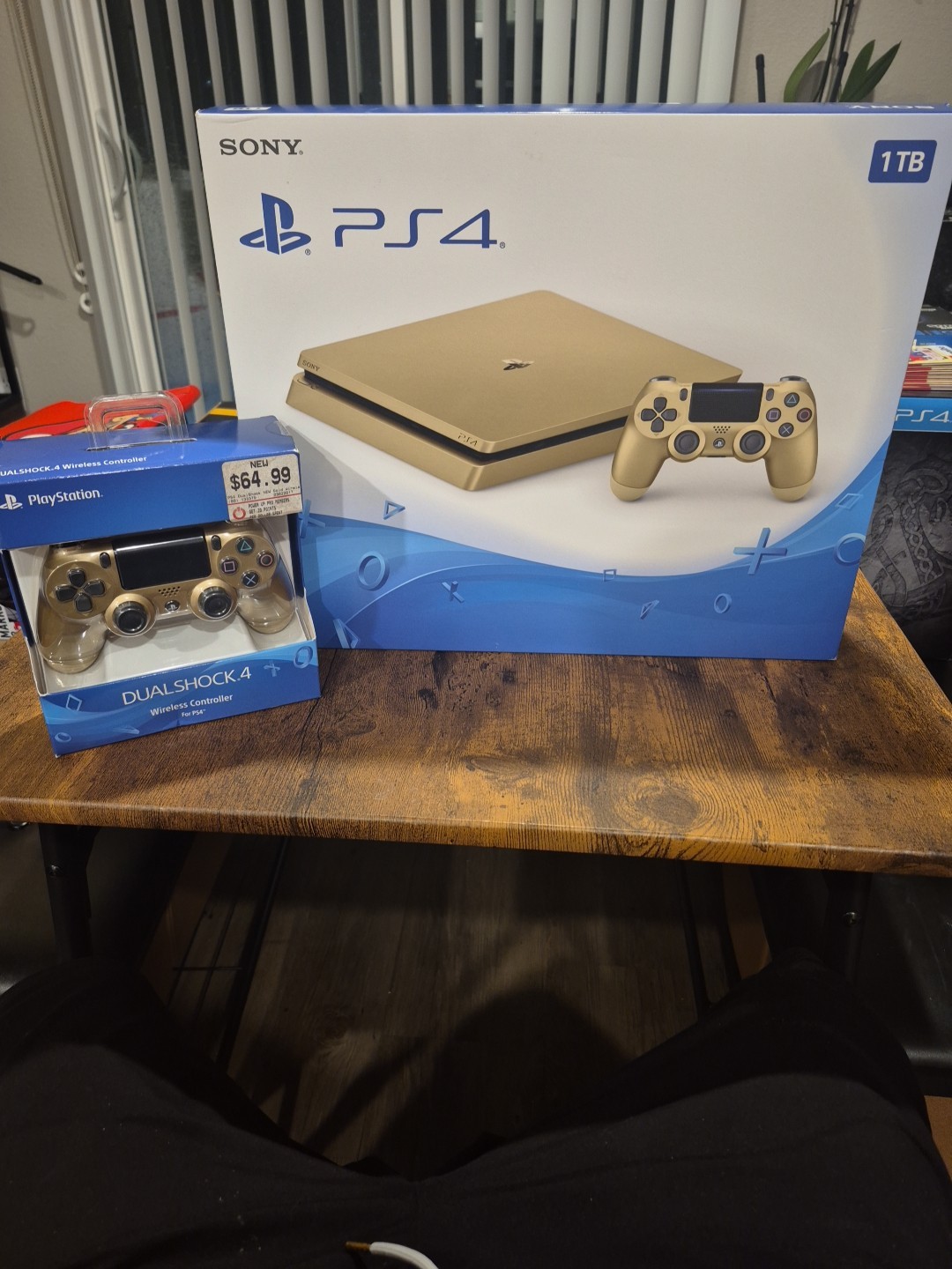 NEW Sealed Gold Sony PlayStation 4 Slim Limited Edition 1TB Console PS4 RARE