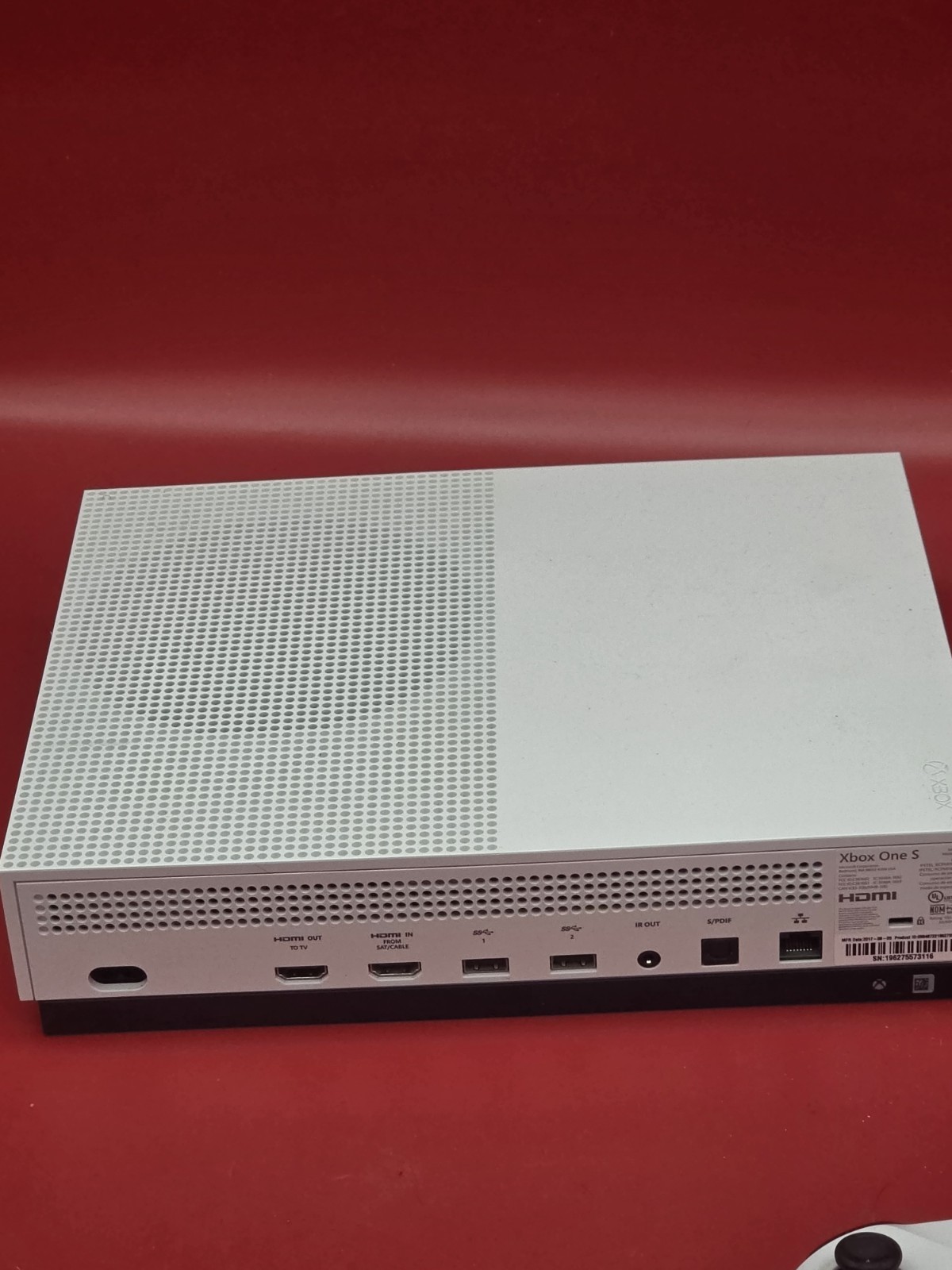 Microsoft Xbox One S Disc Edition Video Game Console White With 6 Games