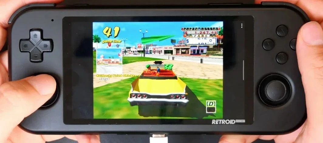 Retroid Pocket 3 Handheld Gaming Console Retro Grey 16 BIt