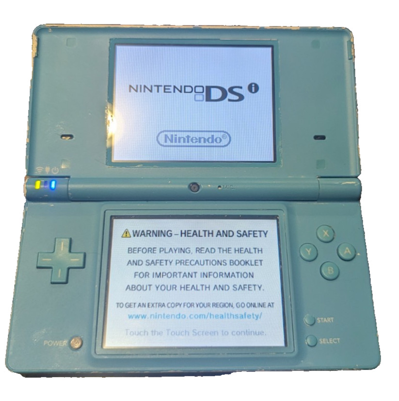 Nintendo DSi Light Blue System. Everything Works Perfectly