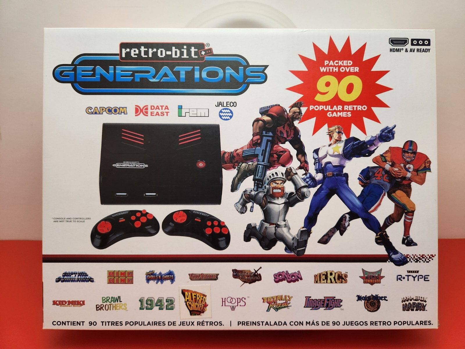 Open Box – Retro Bit Generations – Home Console – 90 Games – Wired Controllers