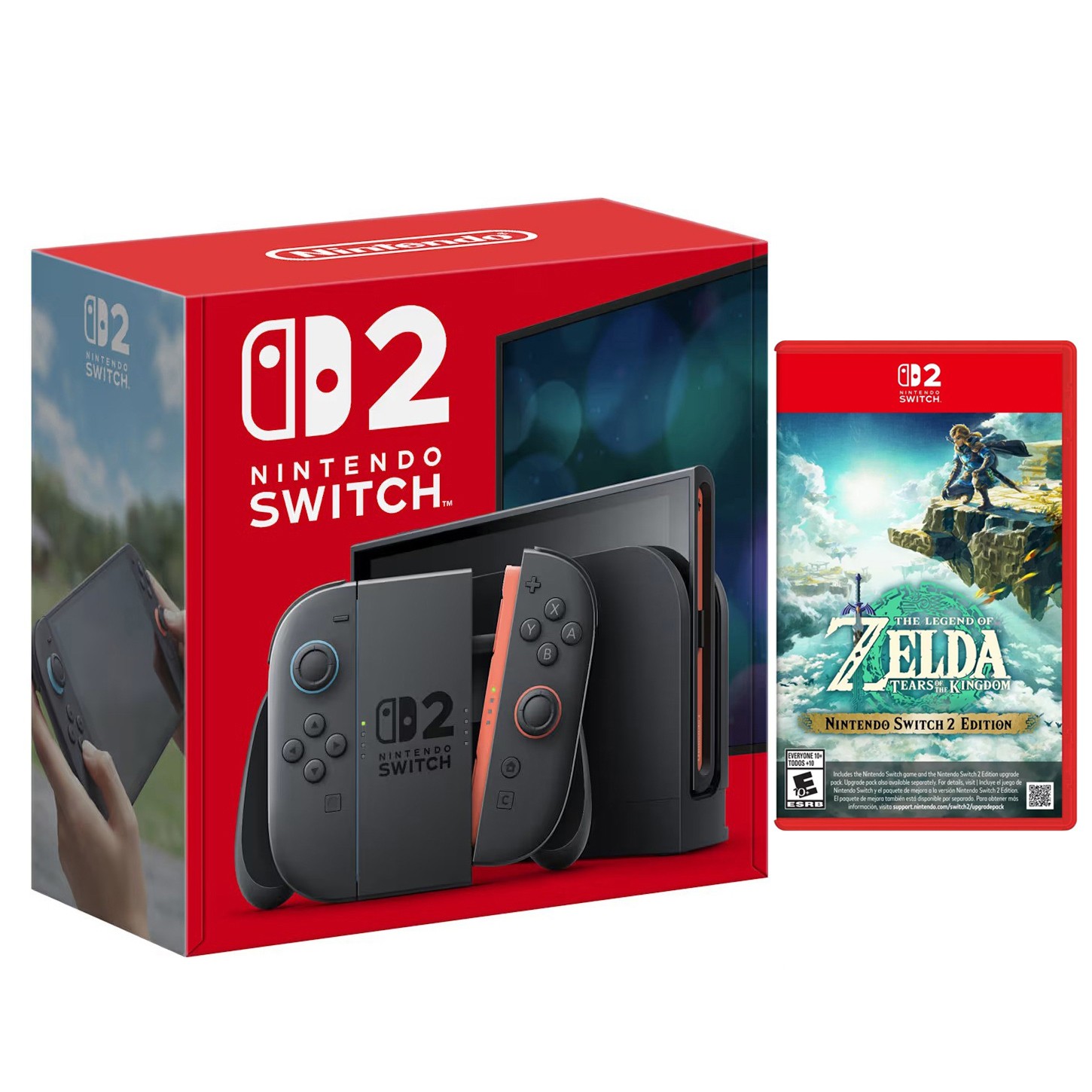 Nintendo Switch 2 Console with Zelda Tears of the Kingdom Bundle