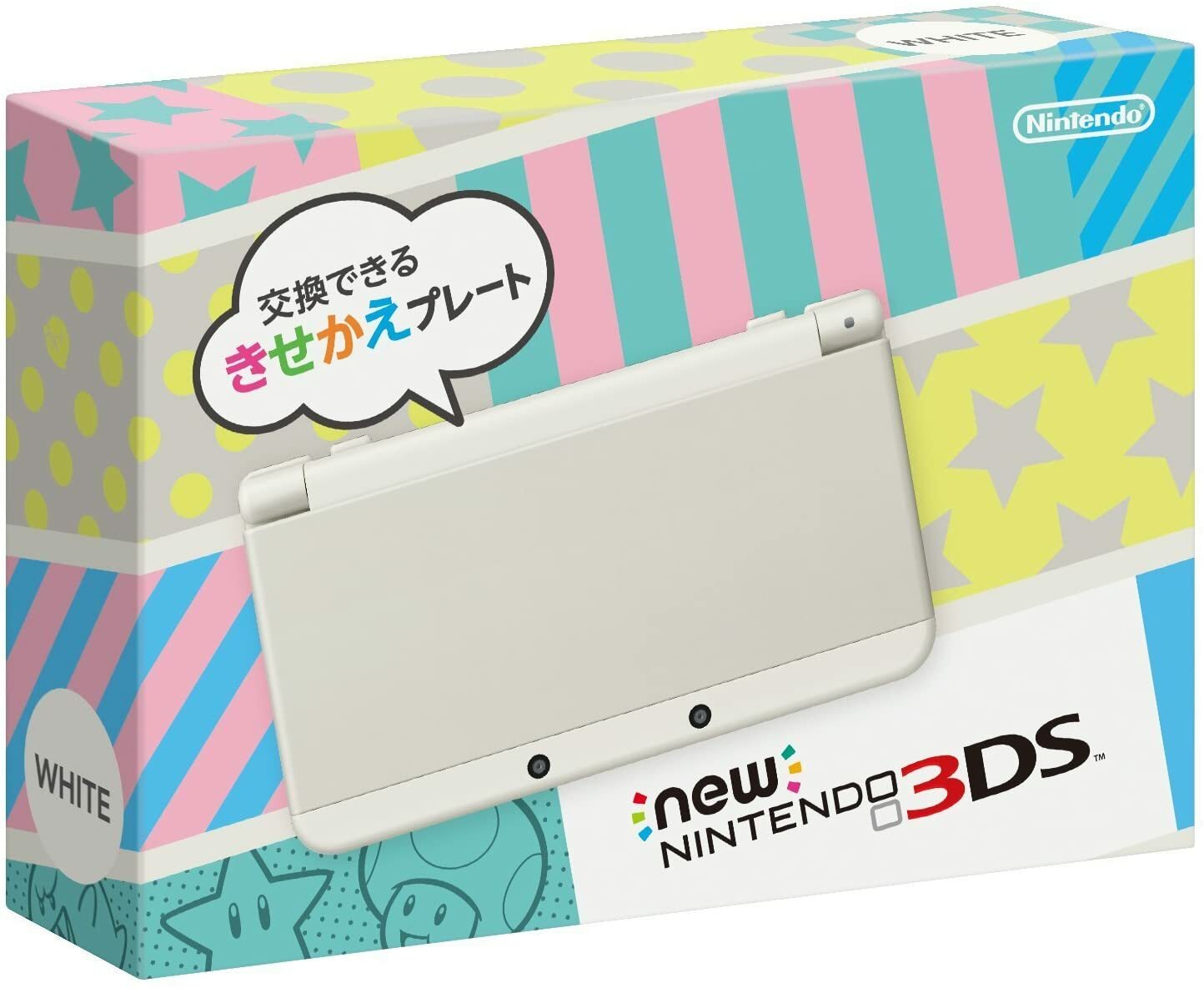 USED Japanese New Nintendo 3DS WHITE with all items KTR-001