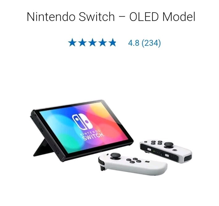 New Nintendo Switch OLED Console Gaming System +Accessories Black/White Bundle