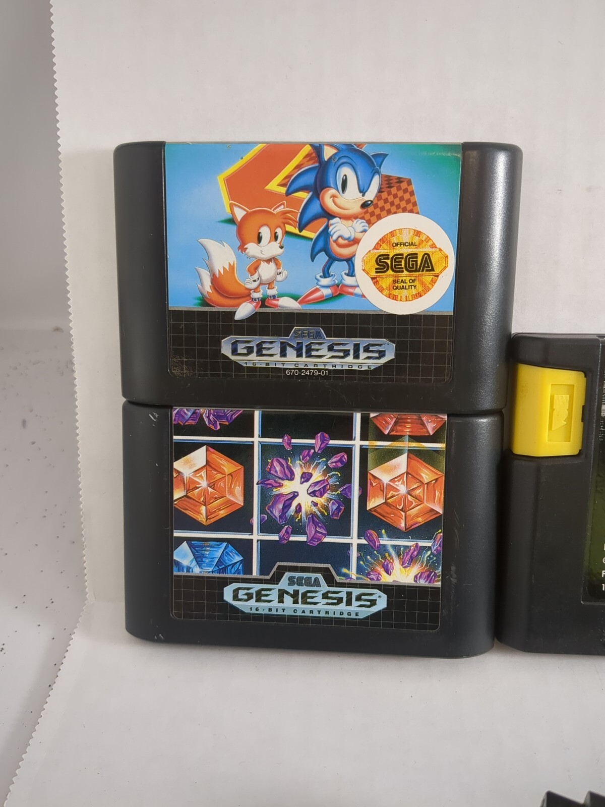 SEGA Genesis II 16MB Home Console 5 games bundle/w Sonic 2. Tested.