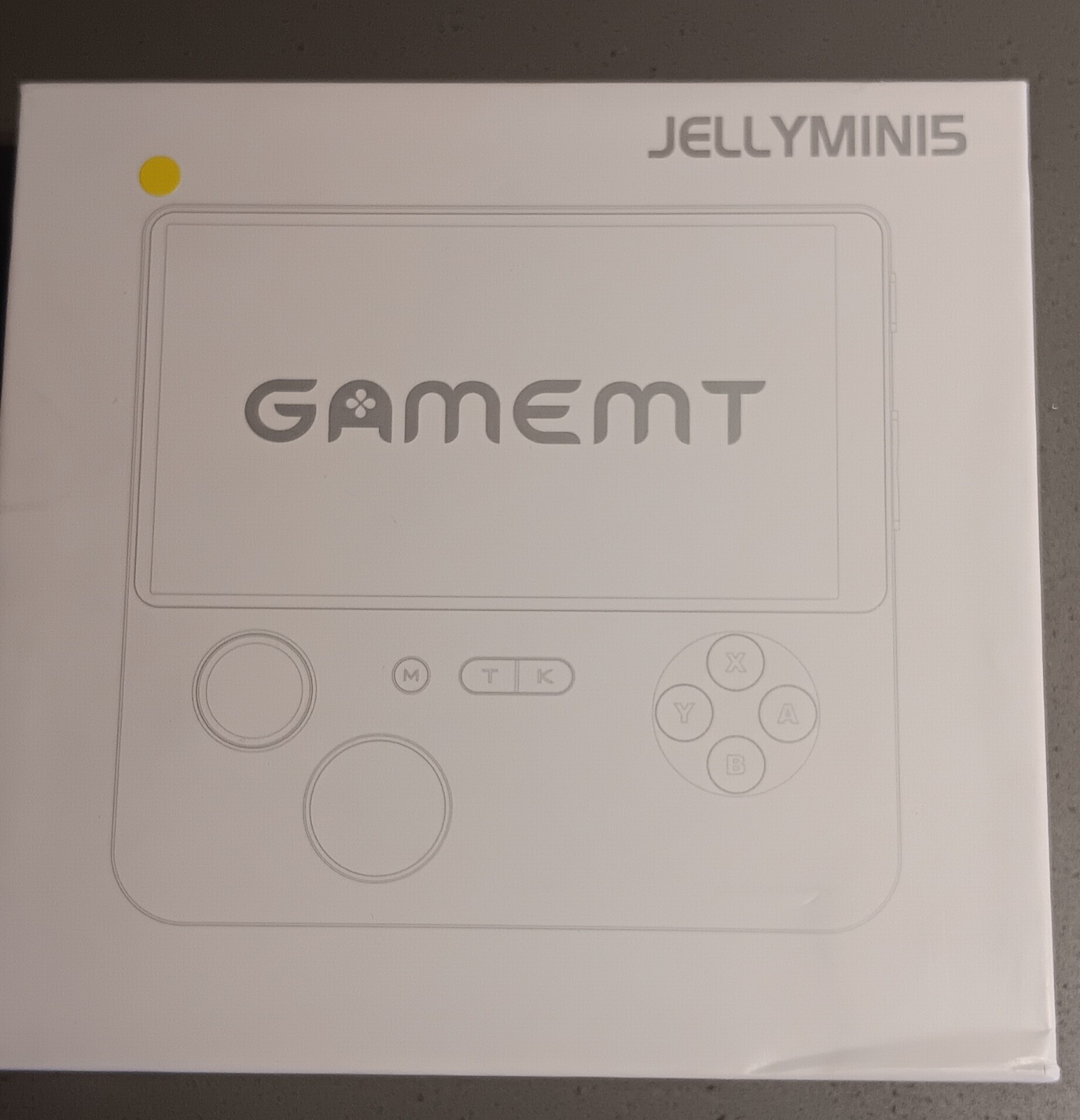 GAMEMT JELLYMINI5 Handheld Game Console 64GB White HDMI USB-C Internet Browsing