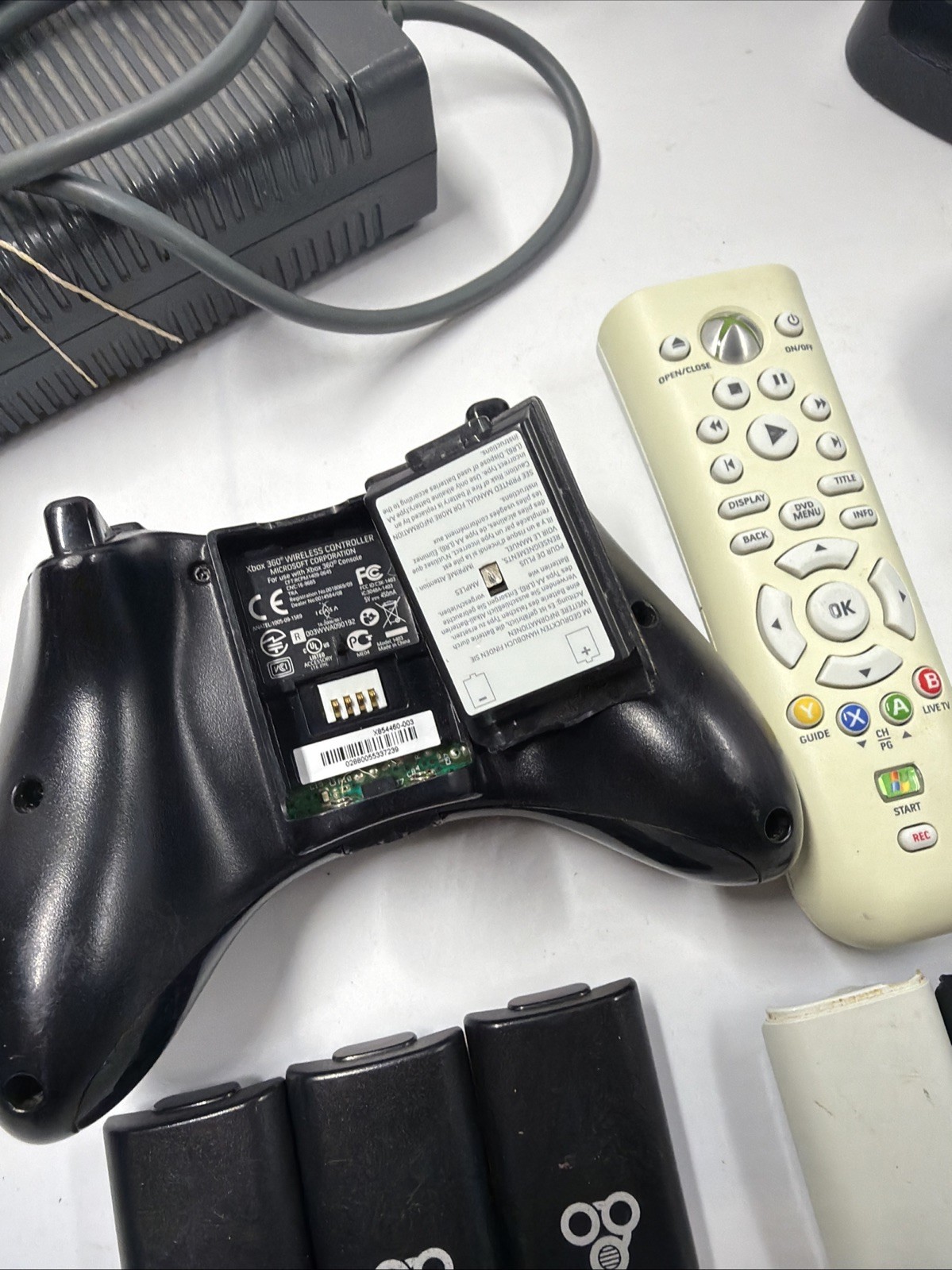 Microsoft Xbox 360 Elite 120GB Console Bundle OEM Controller Cords Tested