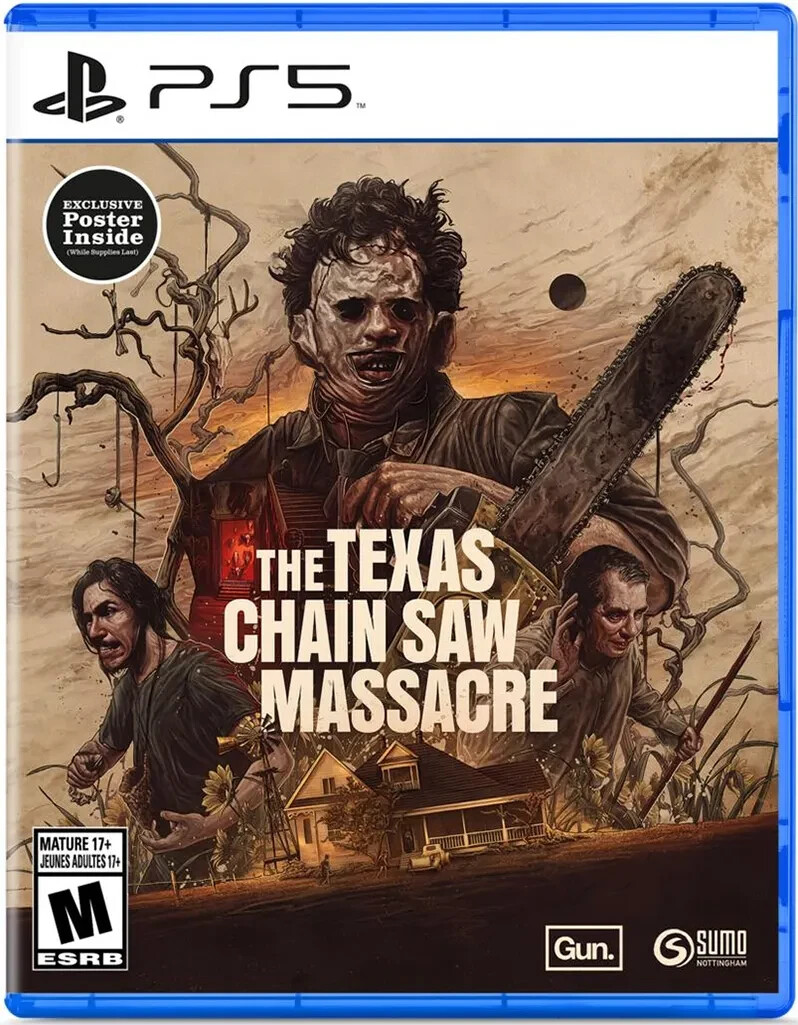 The Texas Chain Saw Massacre PS5 Brand New Game w/ Poster Special (2023 Horror)