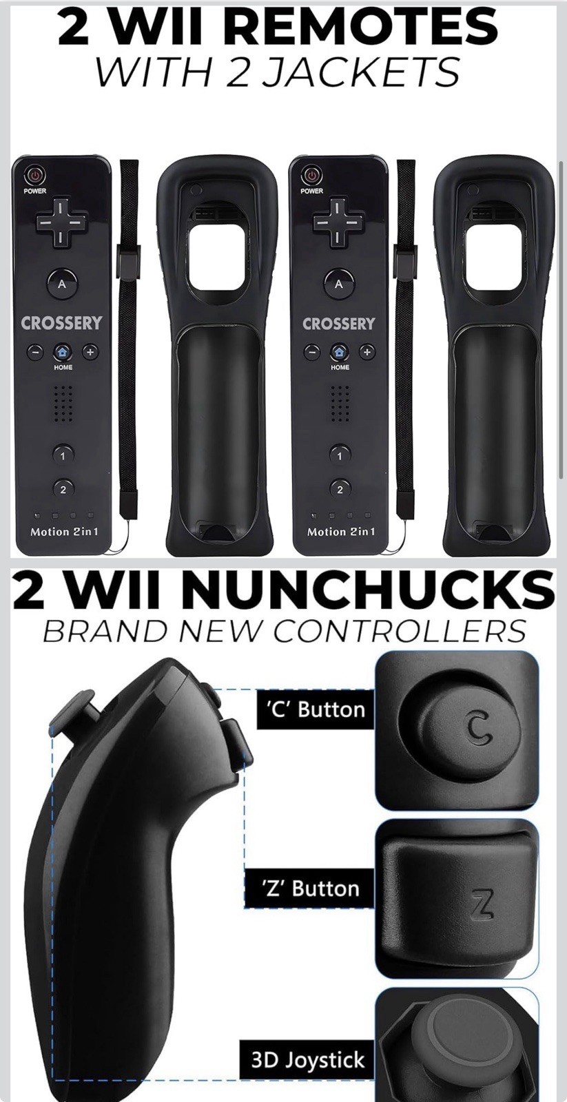 Nintendo Wii Console HD black
