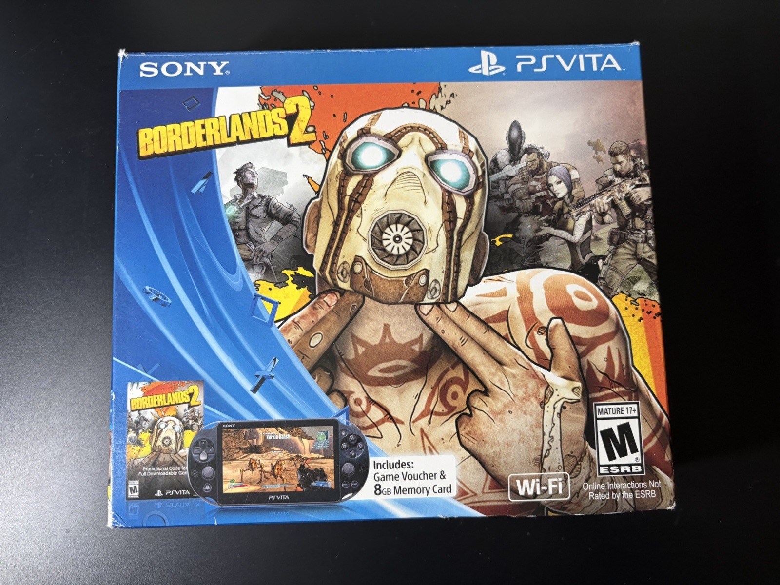 Borderlands 2 Sony PS Vita Black System PCH-2001 Complete In Box Mint Screen