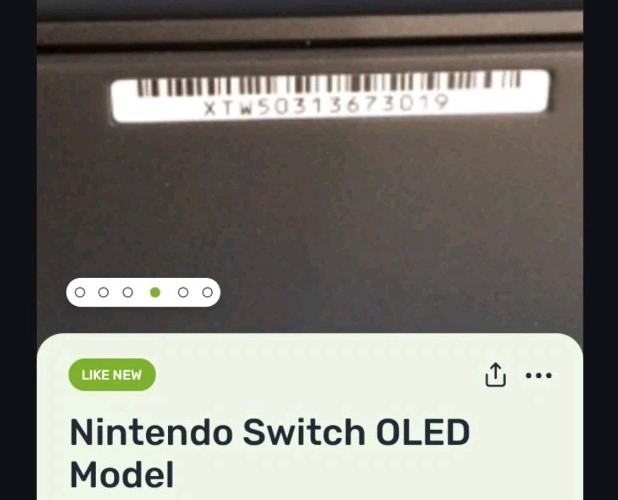New Nintendo Switch OLED Console Gaming System +Accessories Black/White Bundle