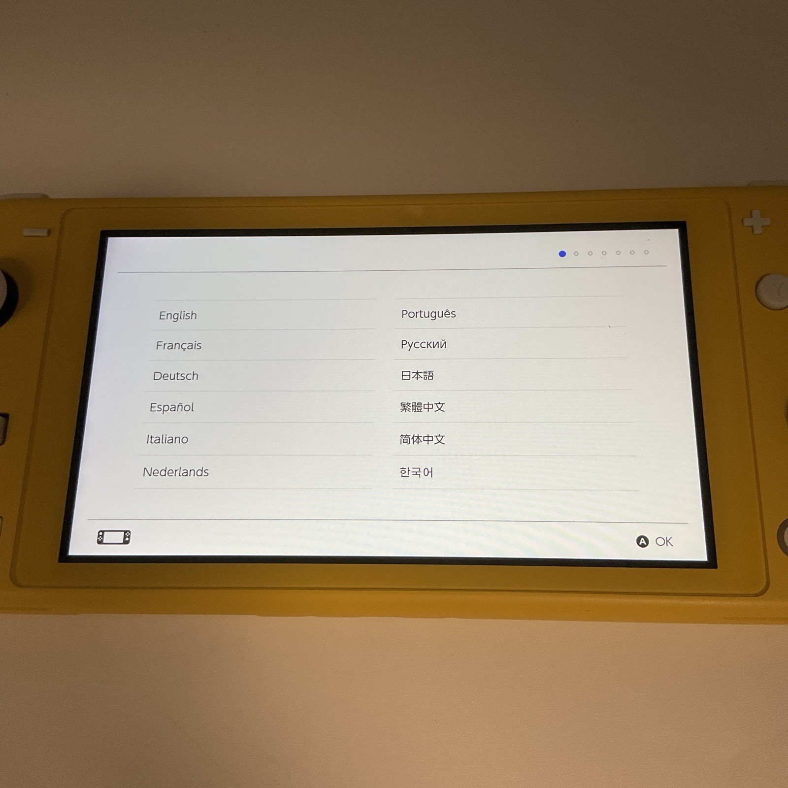 Nintendo Switch Lite Yellow HDH-001 Handheld Console With USB-C Charging Cable