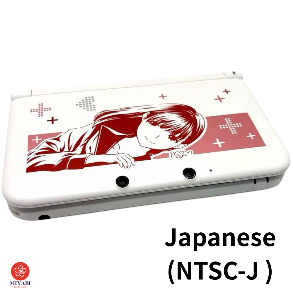 Nintendo 3DS LL XL NEW LovePlus+ Nene Deluxe White Console Tested Japanese Ver.