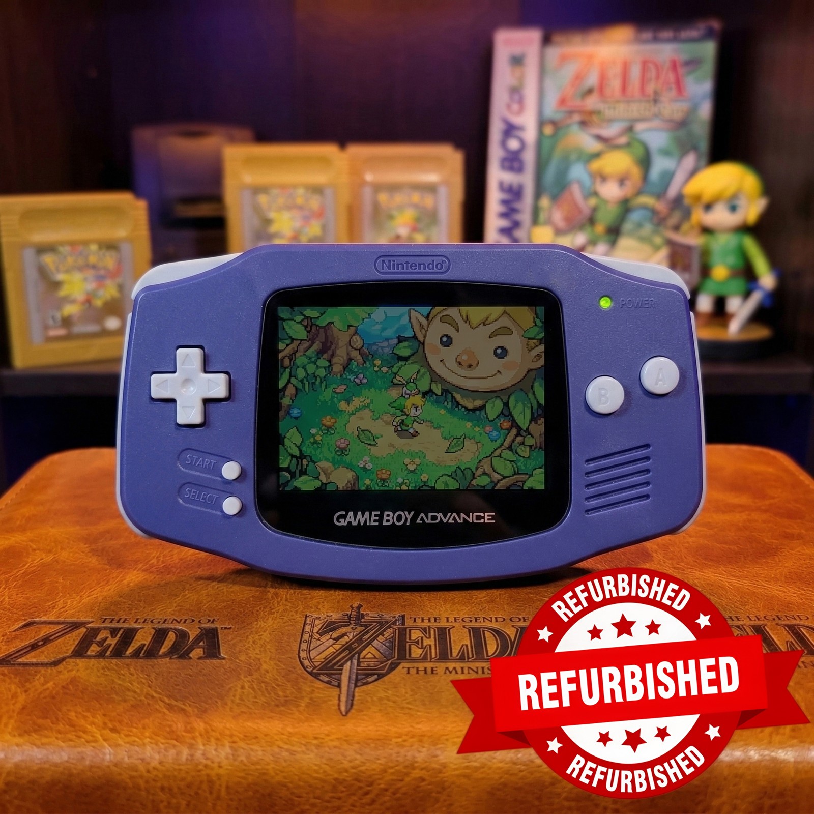 Nintendo Game Boy Advance Console System Cleaned Tested New Indigo Case Reneweds