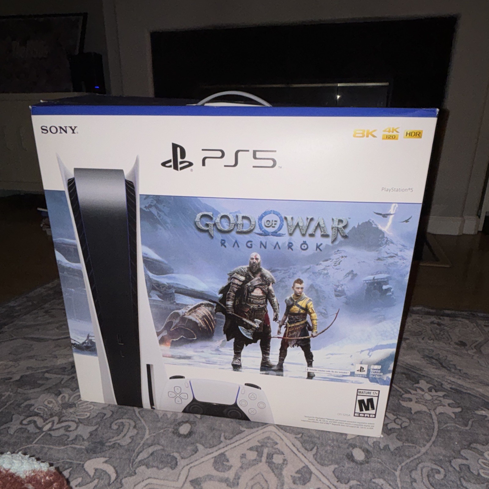 Sony PlayStation 5 PS5 God of War Ragnarok Bundle 825GB 4K HDR 2 Controllers