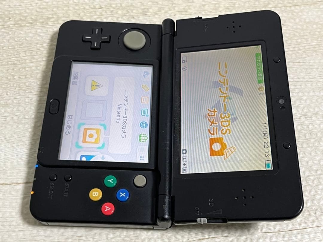 Japanese New Nintendo 3DS black without inner box KTR-001