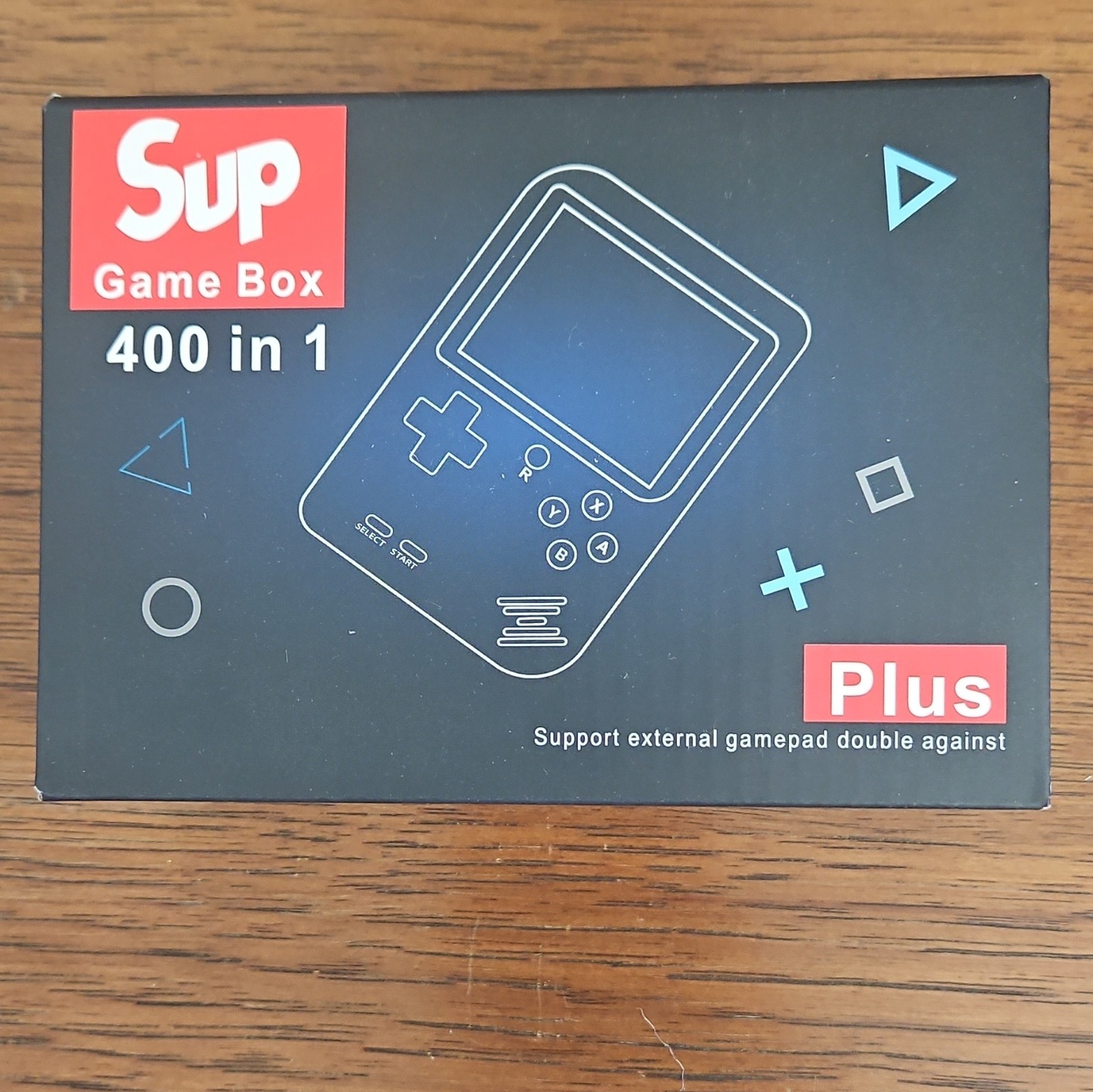 Sup Game Box 400-in-1 Plus Handheld Console Red Backlit, AV/USB-A