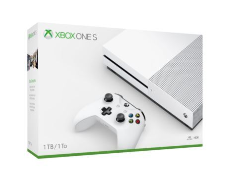 Microsoft Xbox One S Console [1TB White 4K 1 Month Game Pass Xbox Live Gold] NEW