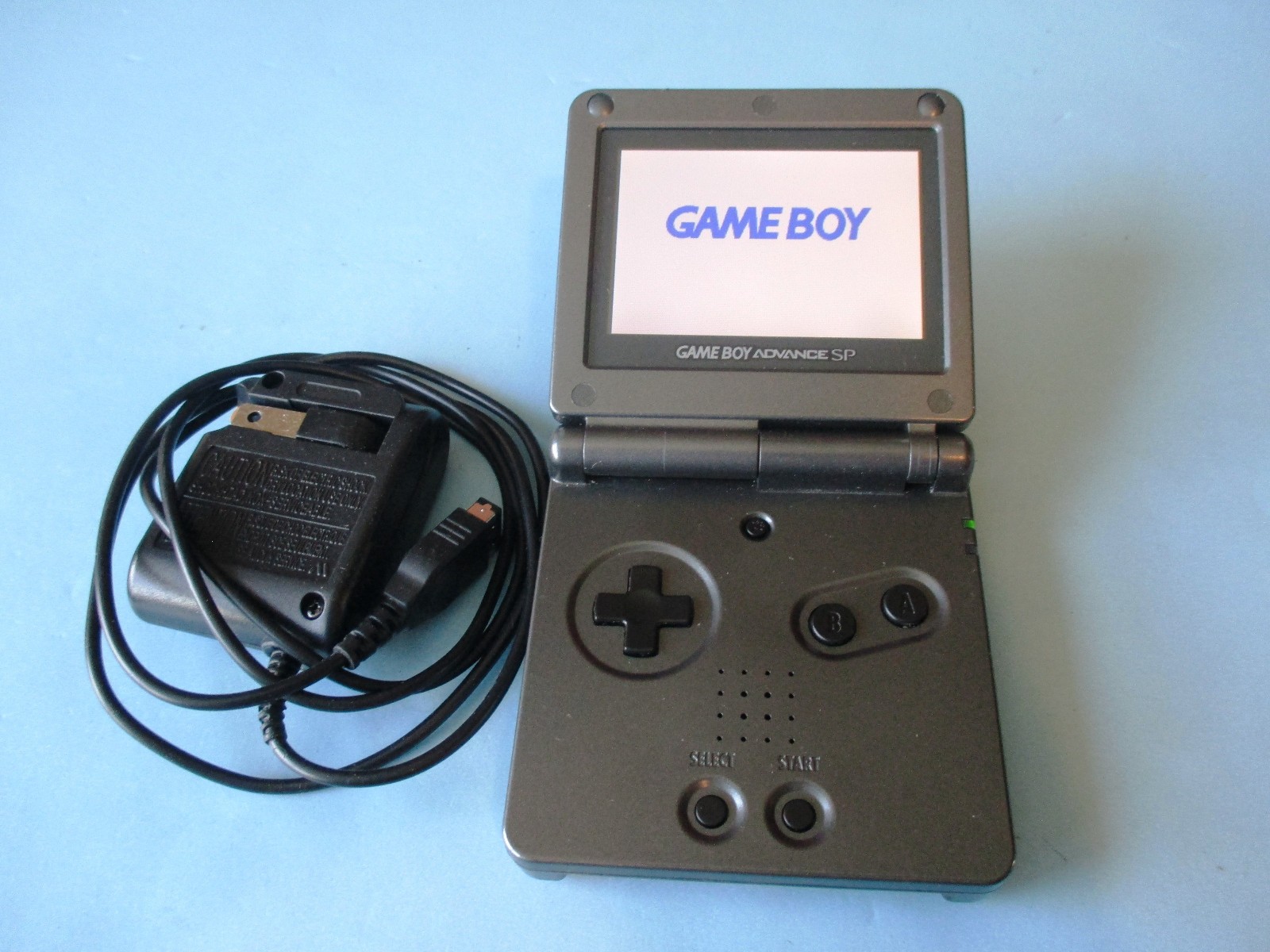 Nintendo Game Boy Advance SP Graphite Black System AGS-101 Brighter Screen