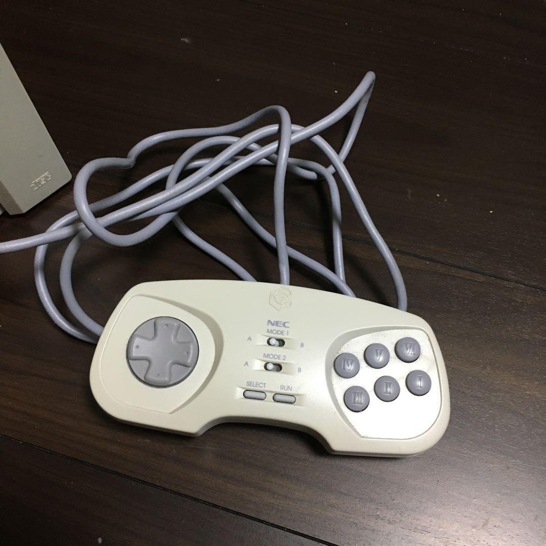 NEC PC-FX Controller and Console Set Tested Working Used w/ Cartridge Set