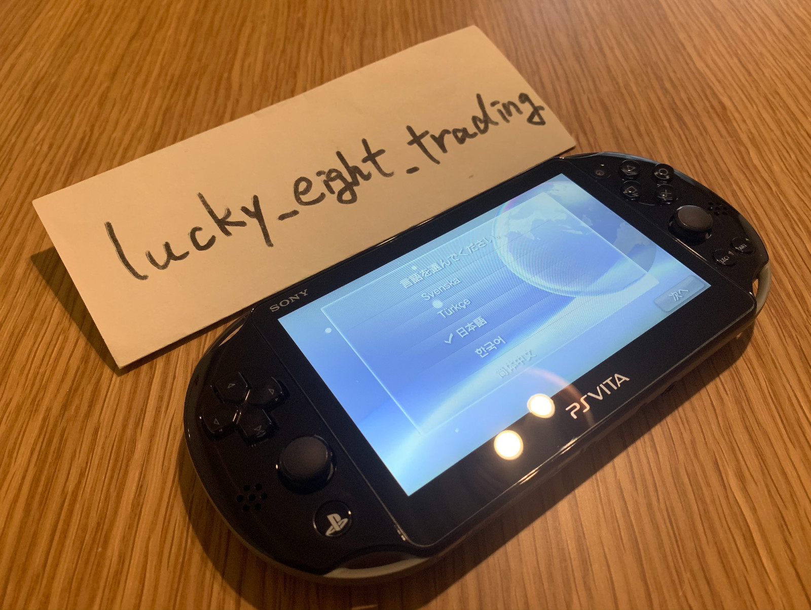 PS Vita Khaki Black PCH 2000 ZA16 Console only PSV Slim [H]