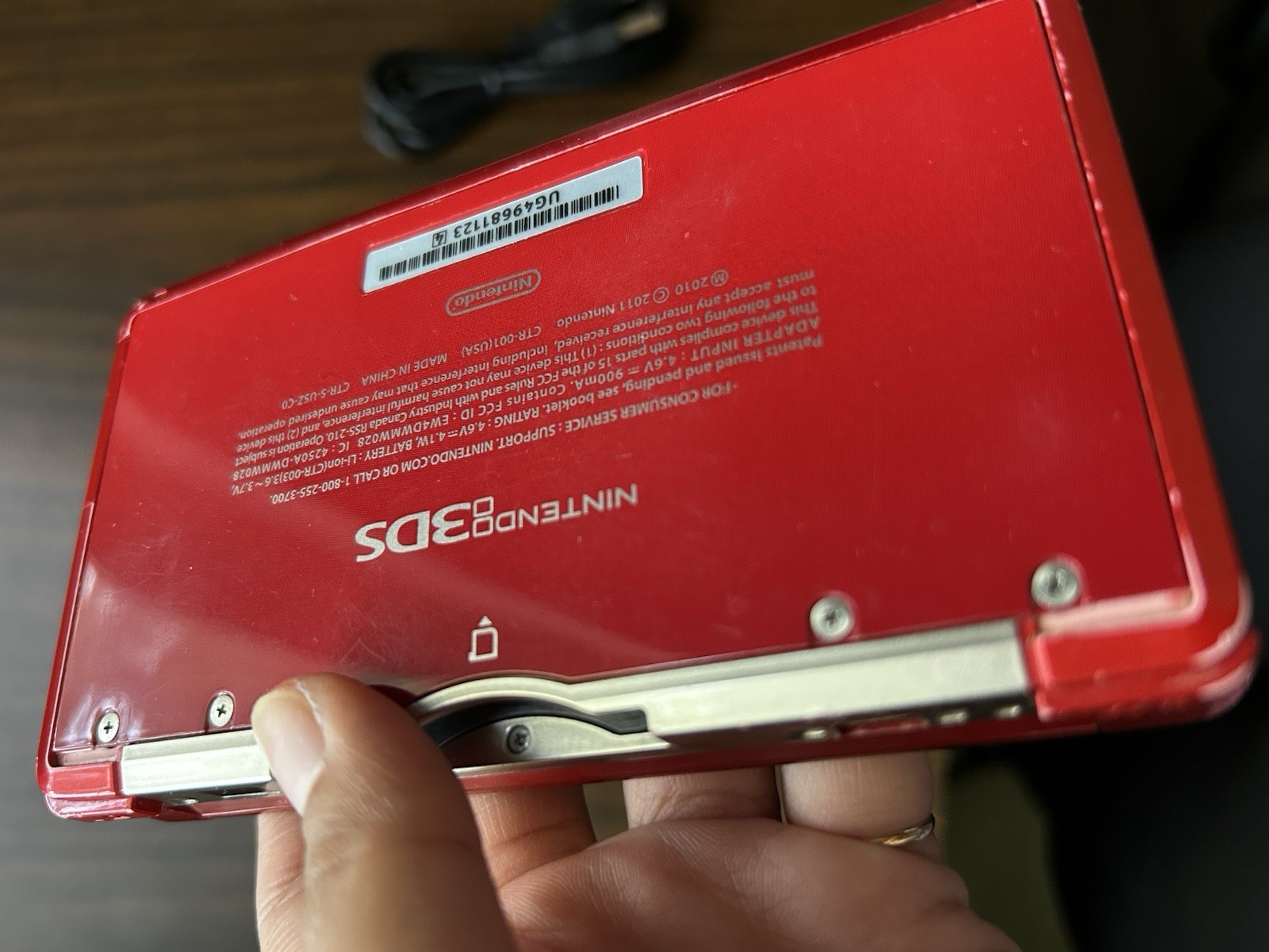 USA VERSION Nintendo 3DS Handheld System tested/working- Flame Red FAST SHIPPING