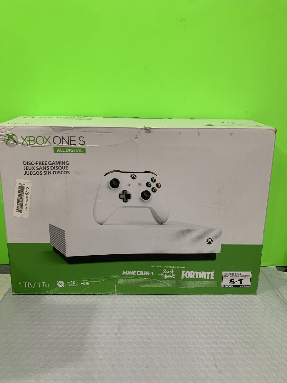 Microsoft Xbox One S All-Digital Edition 1TB Video Game Console No Code Incl