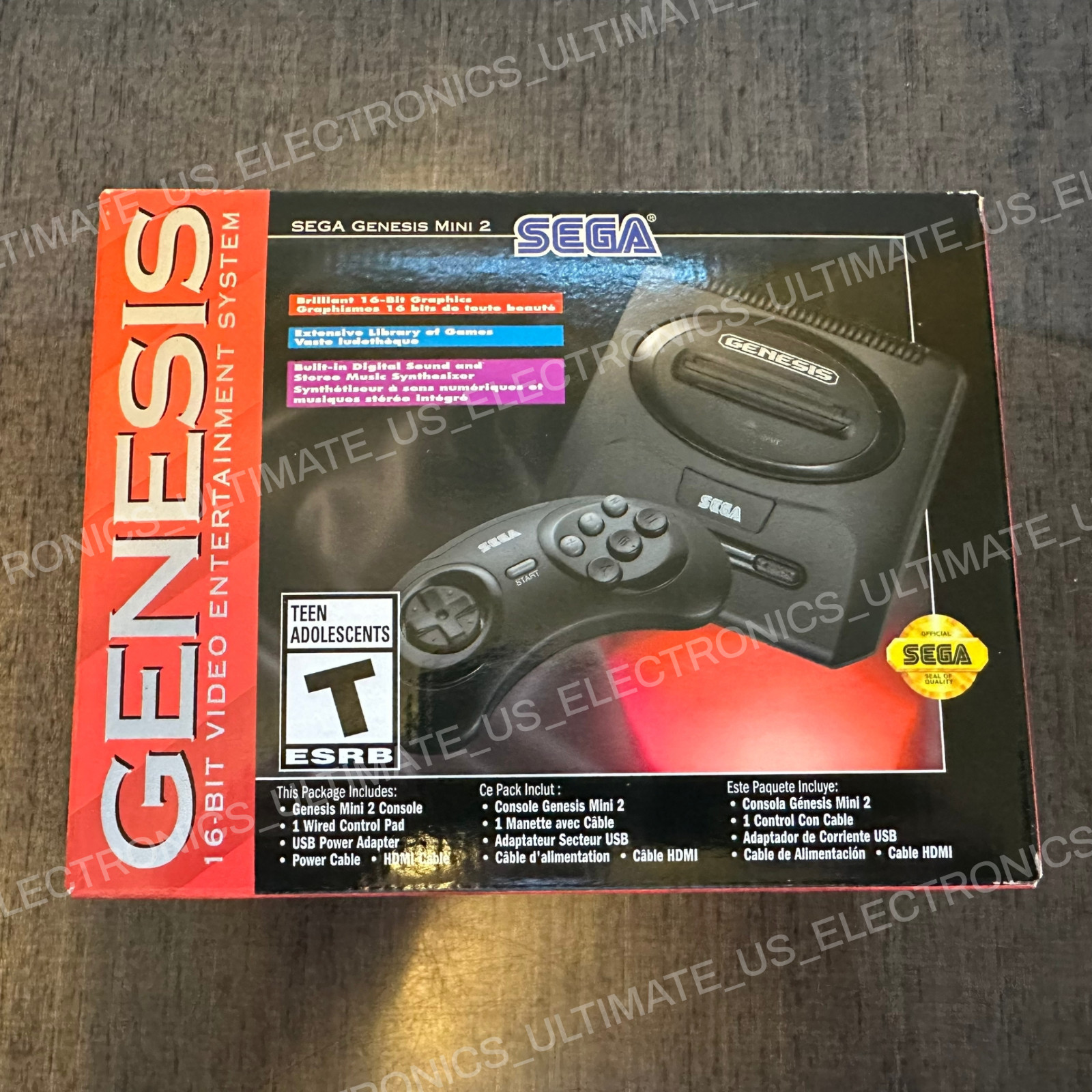 Sega Genesis Mini 2 2022 Console 16-bit USA Release 60 Games – New Ship Ready