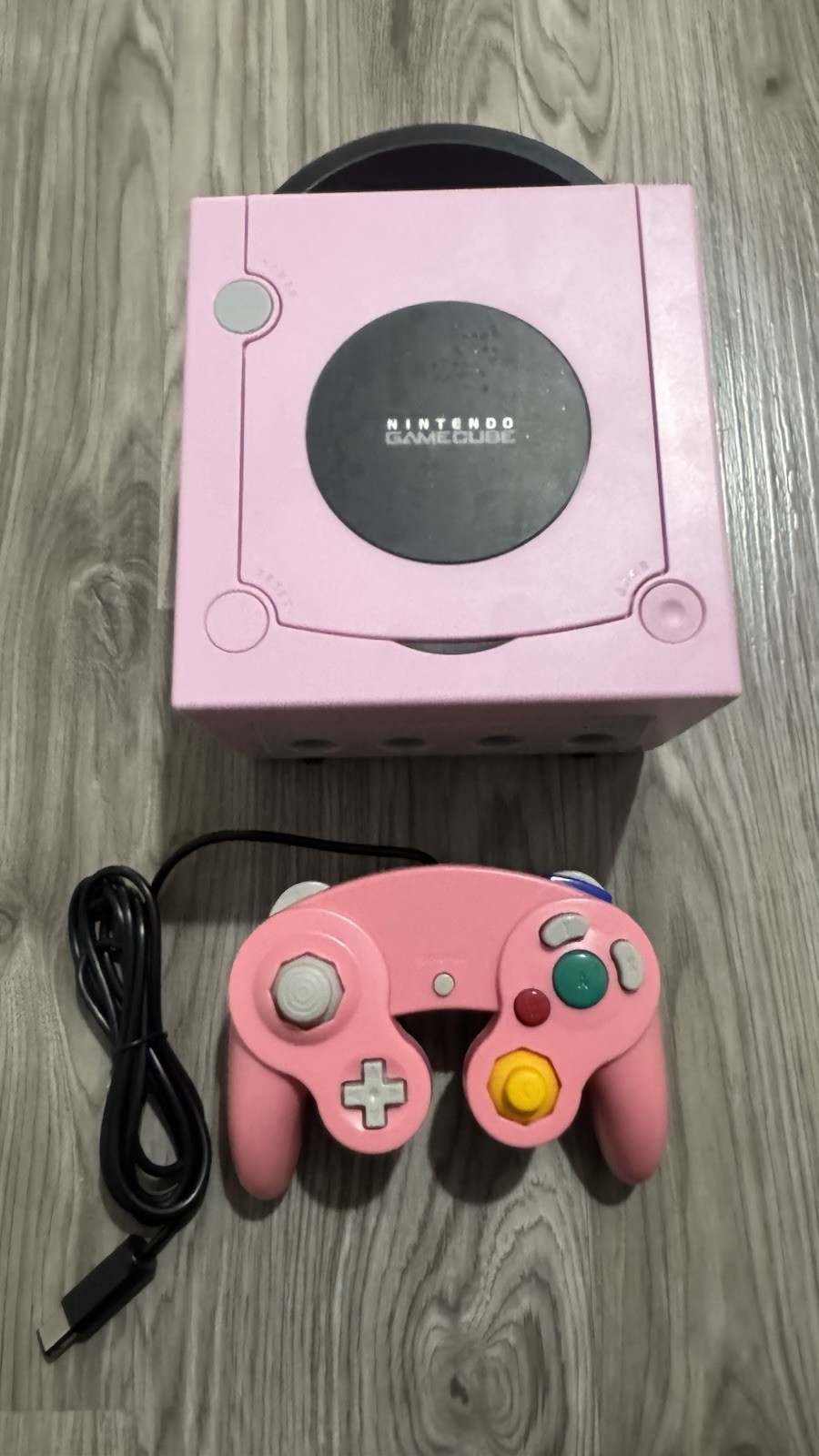 Nintendo GameCube Pastel Pink Console DOL-001 GC US NTSC-U/C Pink LED
