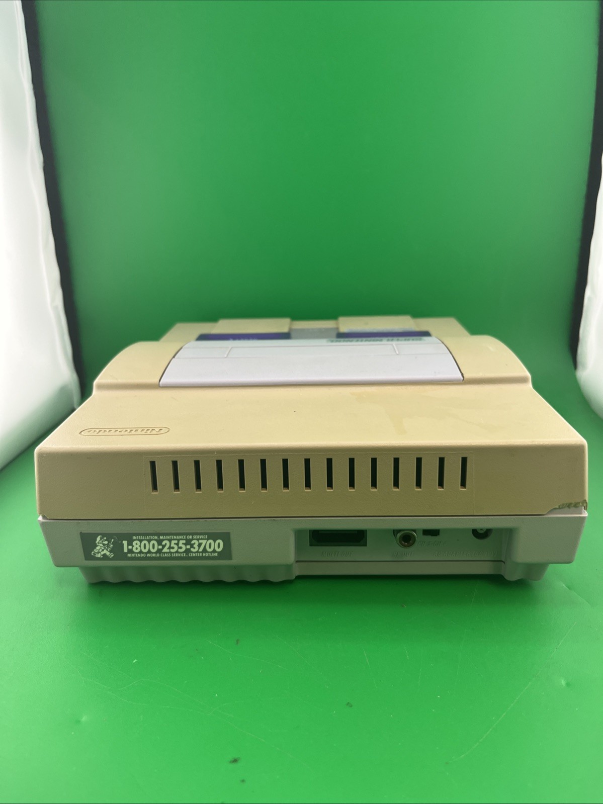 Super Nintendo Console System SNS-001 With 2 Controllers SNES Bundle Tested (T35