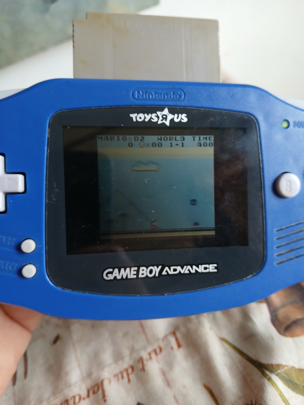 Nintendo Game Boy Advance Blue Toys R Us Exclusive Limited Edition Tested Works!