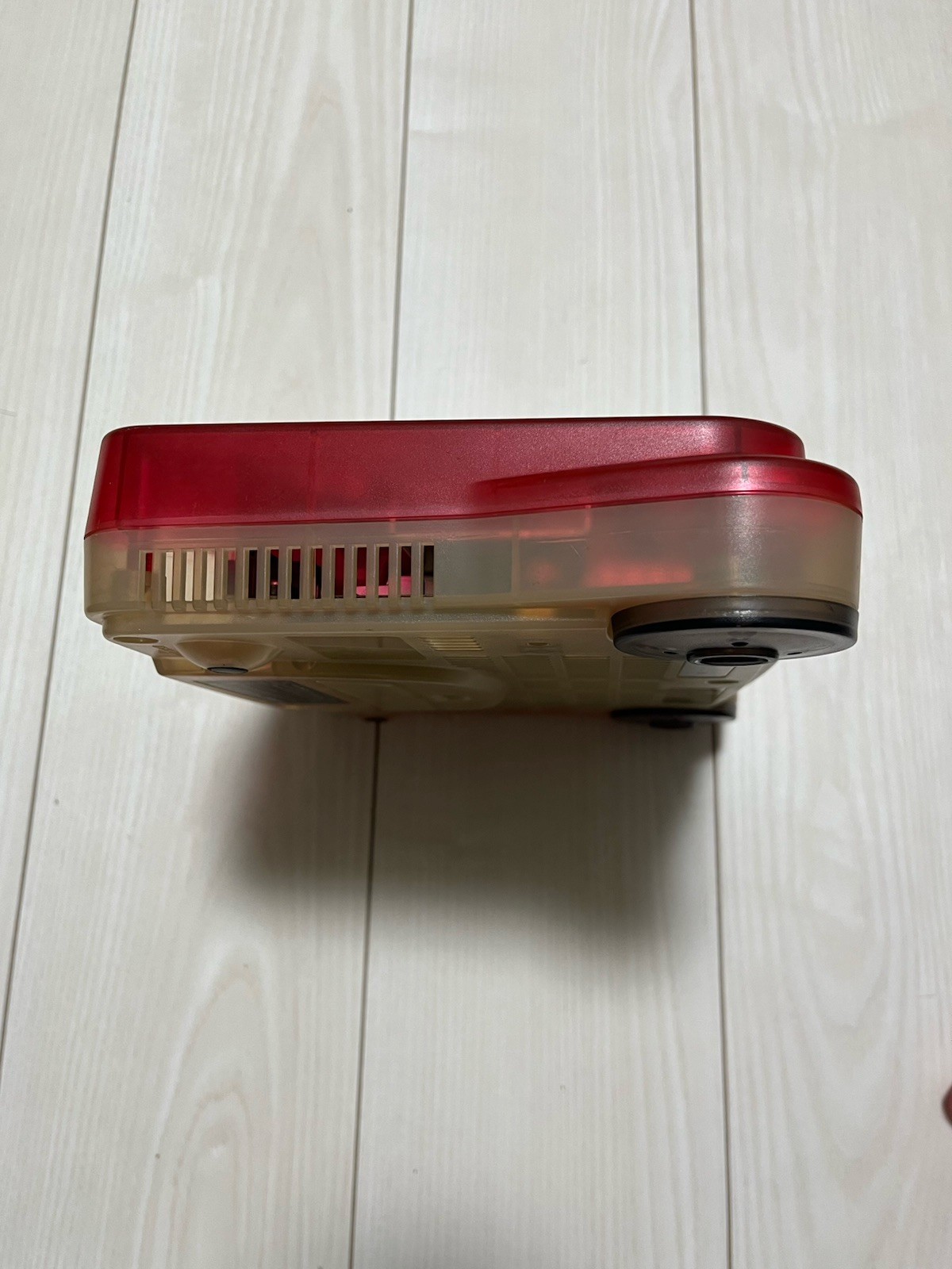 【TESTED】Nintendo 64 N64 Console Water Melon Clear Red + Controller × 2 + Game