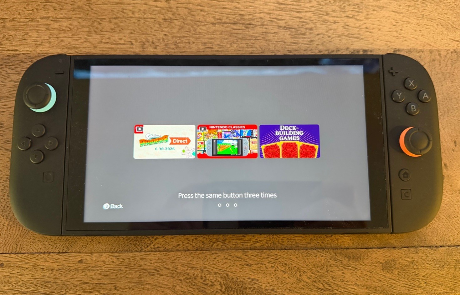 NINTENDO BEE-001 SWITCH 2 HANDHELD CONSOLE CONSOLE/JOYCONS ONLY