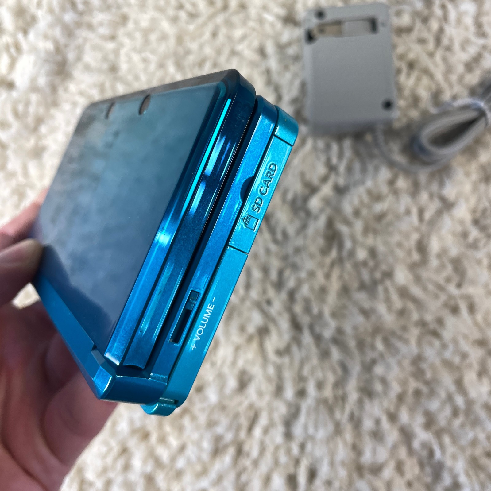 Nintendo 3DS Aqua Blue Handheld Handheld Console System CTR-001 Tested