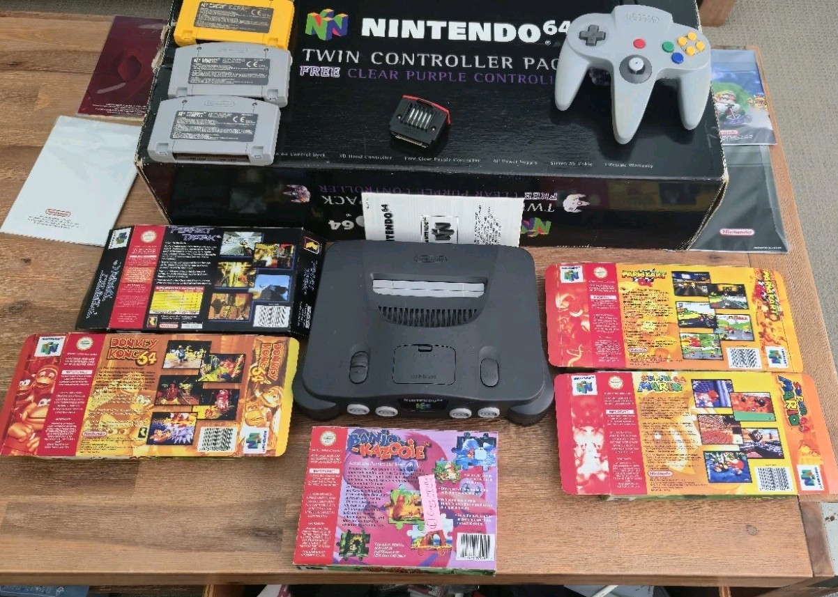 Nintendo 64 AAA Collector 5 game Set- HDMI, Expansion Pak, 2 controllers