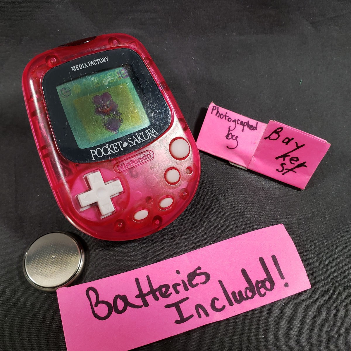 Pocket Sakura Pink COLOR LCD Virtual Pet Pedometer Game MPG-002 SK wars Japan