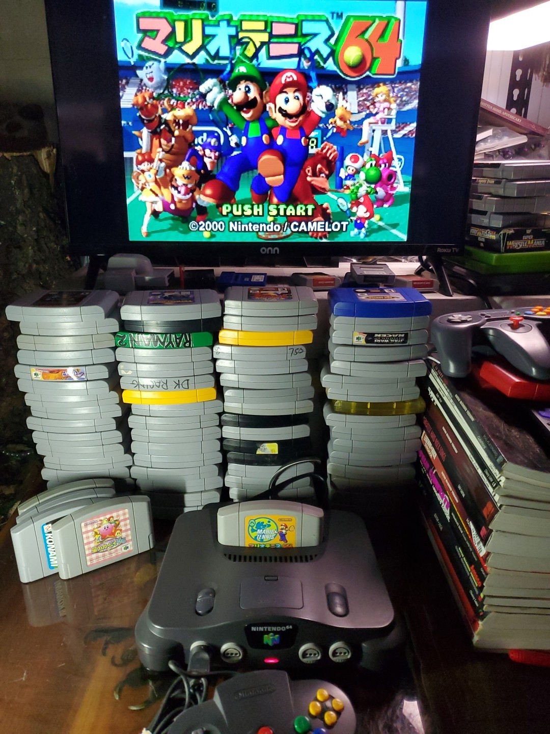 Clean Japanese Region N64 Nintendo 64 Console With 2 Controllers And 5 Games #A2