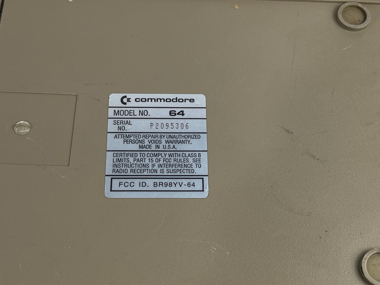 Commodore 64 Personal Computer System-NTSC -Vintage