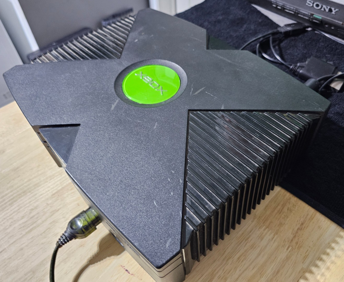 Original Microsoft Xbox Console With Controller Only – Read description
